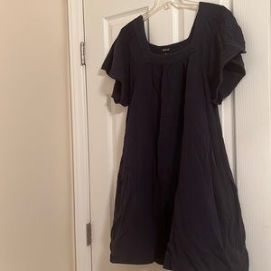 Navy Blue Madewell L Cotton Swing Dress